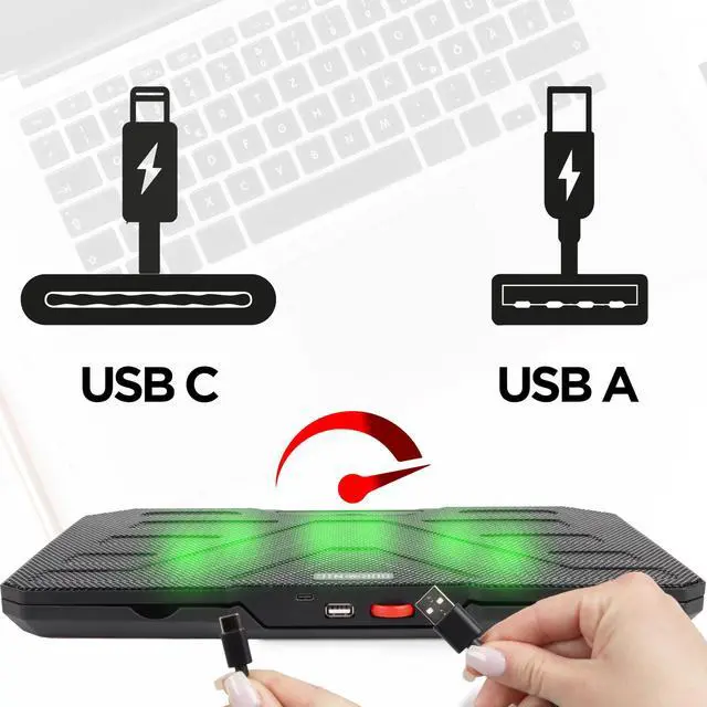 Alt view image 5 of 5 - Laptop Cooling Pad LC3