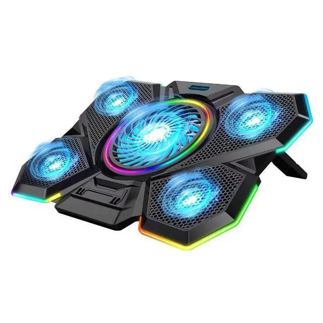 Main image of Laptop Cooler with 6 Quiet Led Fans for 15.6-17 Inch Laptop