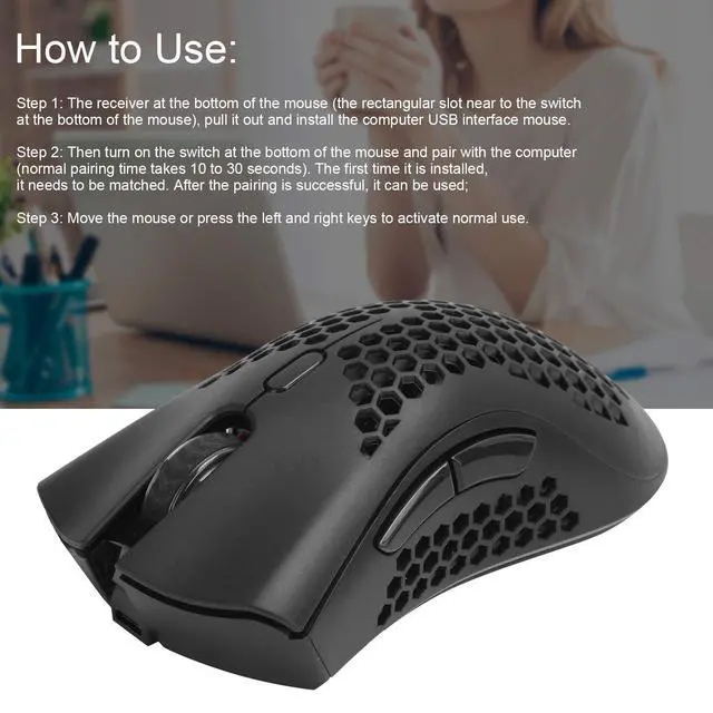 Alt view image 5 of 5 - Wired Gaming Mouse
