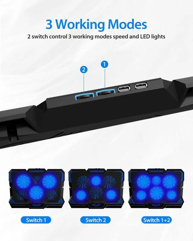 Alt view image 4 of 5 - Laptop Cooling Pad