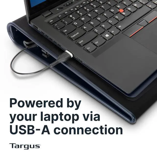 Alt view image 4 of 5 - 17" Laptop Cooling Pad with Dual Fans
