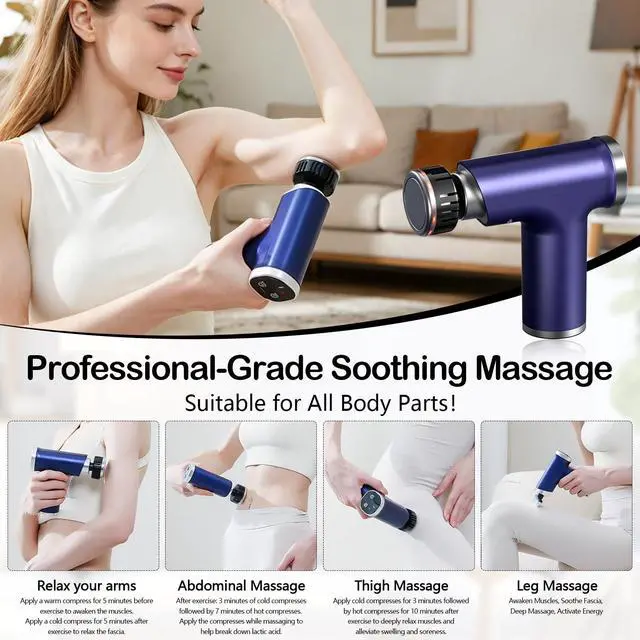 Alt view image 5 of 6 - Massage Gun with Heat and Cold