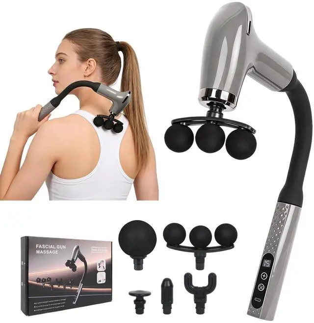 Main image of Massage Gun with 9 Speed 5 Head