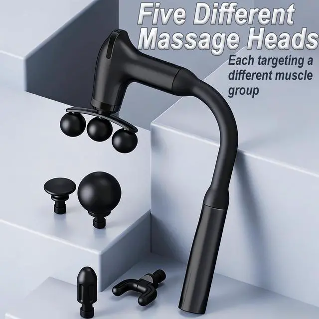 Alt view image 5 of 6 - Massage Gun with Upgraded Extension Handle