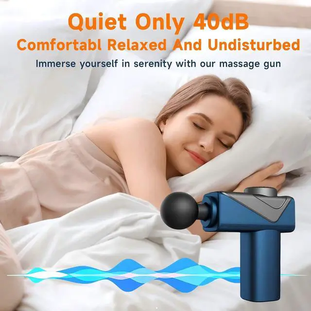Alt view image 5 of 6 - Massage Gun with Heat Compact Handheld Massager for Home