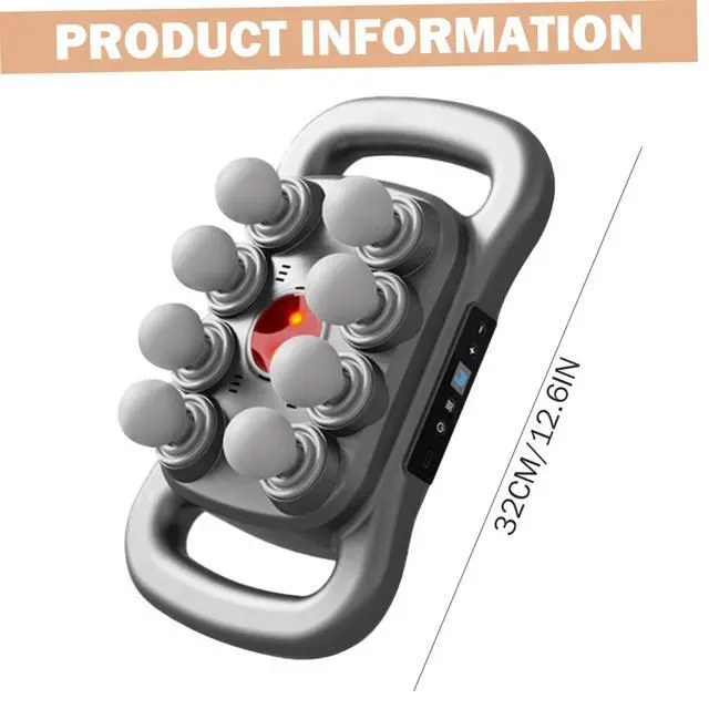 Alt view image 5 of 6 - Horse Massager 8 Heads Handheld Massage Gun with 3 Modes
