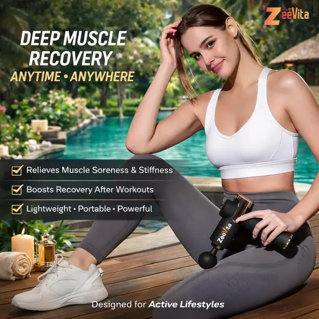 Alt view image 6 of 6 - Powerful 99 Speed Massage Gun with 3 Modes