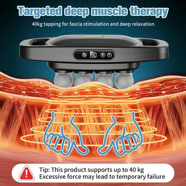 Alt view image 5 of 6 - 8 Heads Massage Gun for Deep Tissue