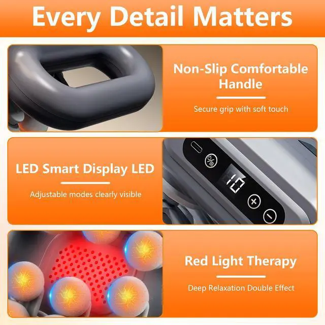 Alt view image 4 of 6 - 24 Heads Massage Gun Deep Tissue Percussion Massager