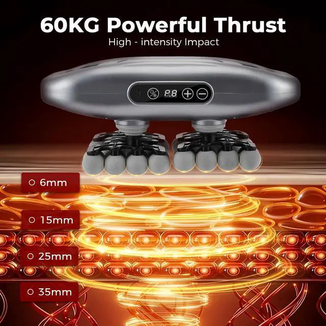 Alt view image 2 of 6 - 42 Head Massage Gun with 9 Levels 9 Modes