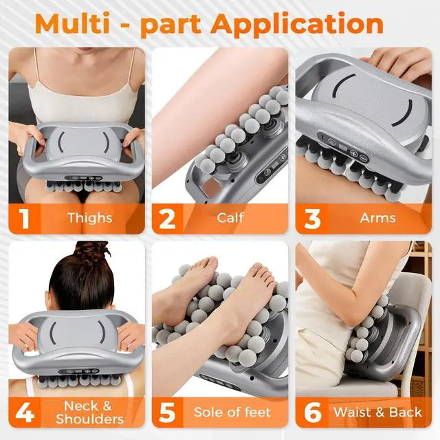 Alt view image 6 of 6 - 42 Head Massage Gun with 9 Levels 9 Modes