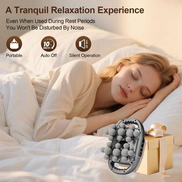 Alt view image 5 of 6 - 22 Heads Mini Muscle Percussion Massager with 9 Modes & 9 Levels