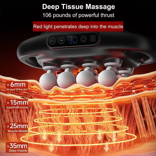 Alt view image 2 of 6 - 16-Head deep Tissue Massage Gun