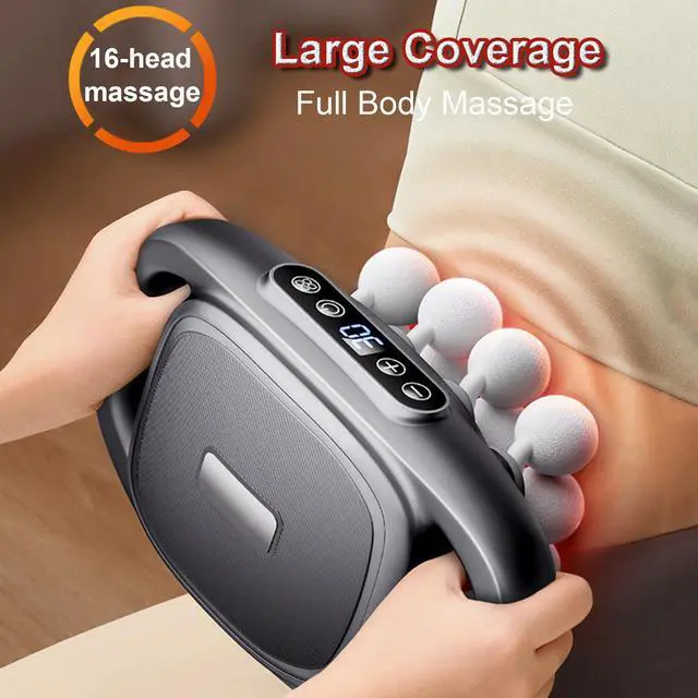 Alt view image 5 of 6 - 16-Head deep Tissue Massage Gun