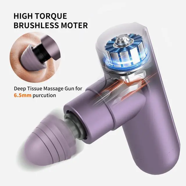 Alt view image 3 of 6 - Tiny-Monster Massage Gun Mini