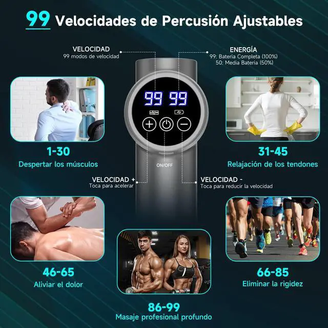 Alt view image 4 of 6 - KOSCHEAL Massage Gun