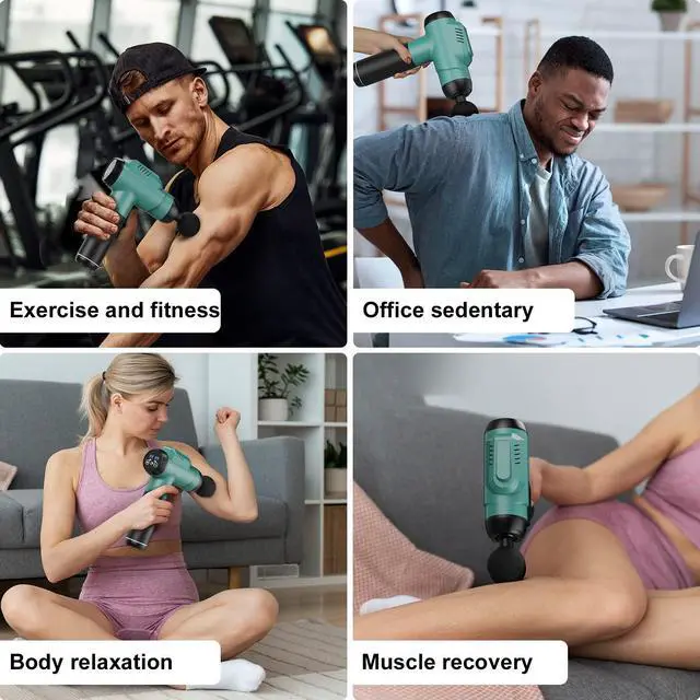 Alt view image 6 of 7 - Massage Gun Deep Tissue Percussion Handheld Muscle Massager