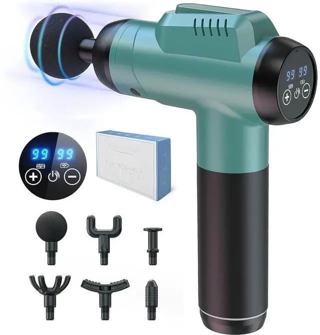 Alt view image 7 of 7 - Massage Gun Deep Tissue Percussion Handheld Muscle Massager