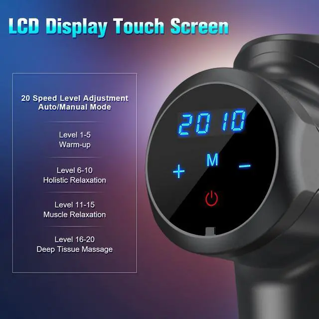 Alt view image 3 of 6 - Muscle Massage Gun Deep Tissue Percussion Massager