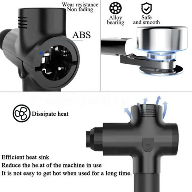 Alt view image 4 of 6 - Massage Gun Deep Tissue Percussion Muscle Massager