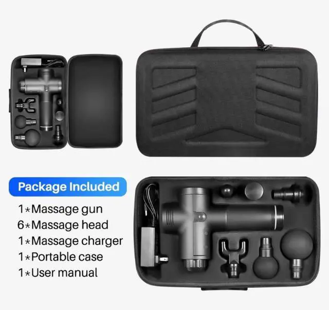 Alt view image 6 of 6 - Massage Gun Deep Tissue Percussion Muscle Massager