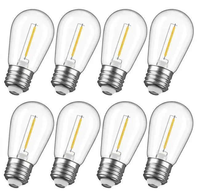 Main image of S14 LED Replacement Bulbs Outdoor 8 Pack