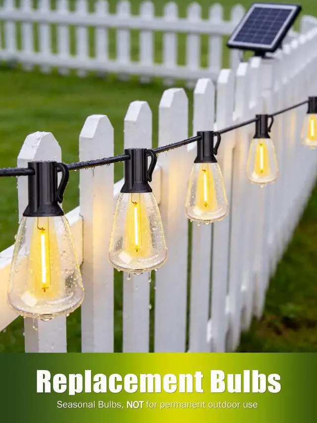 Alt view image 2 of 5 - ST38 LED Bulbs Outdoor Solar Powered Shatterproof