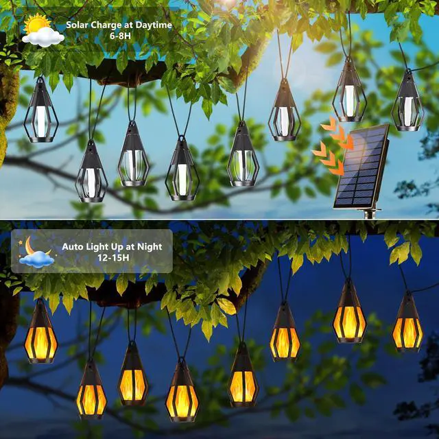 Alt view image 4 of 5 - Solar Lights Outdoor Garden