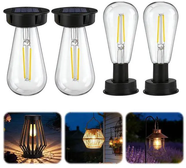 Main image of Solar Light Bulb 4 Pack Solar Replacement Bulbs