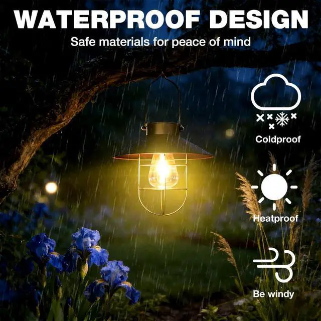 Alt view image 4 of 5 - Solar Light Bulb 4 Pack Solar Replacement Bulbs