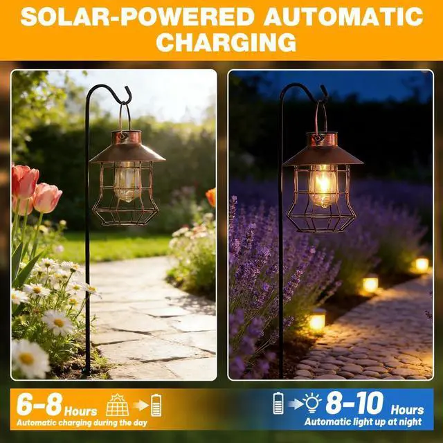 Alt view image 5 of 5 - Solar Light Bulb 4 Pack Solar Replacement Bulbs