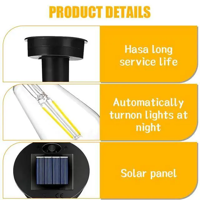 Alt view image 3 of 5 - 2 Pack Solar Light Replacement Top 8.5cm