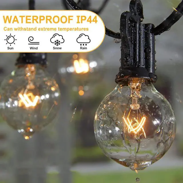 Alt view image 4 of 5 - 25-Pack G40 Replacement Bulbs 7W G40 Globe Bulbs