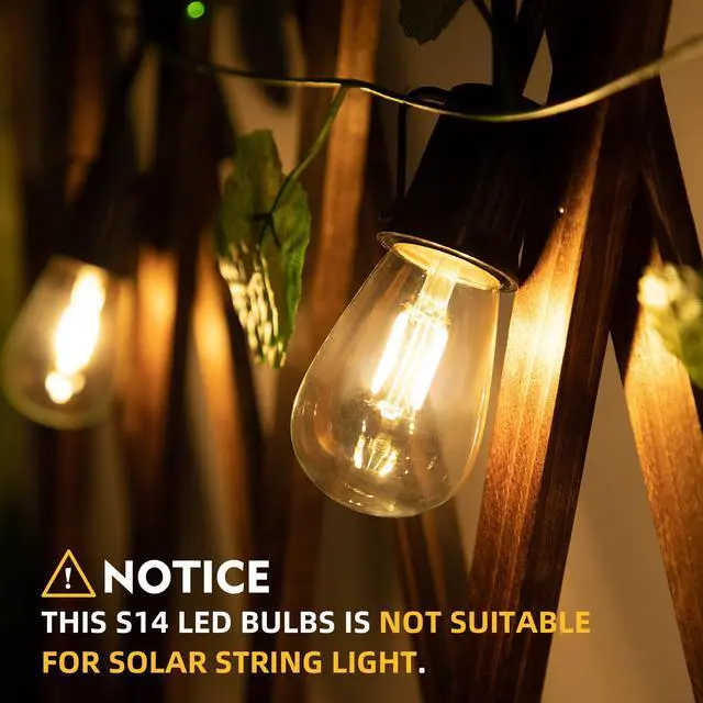 Alt view image 5 of 5 - Outdoor String Light Replacement Bulbs