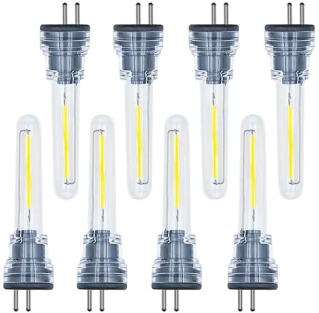 Main image of 8-Pack S14 LED Bulbs Plug in 1W Spare LED Filament Light Bulb