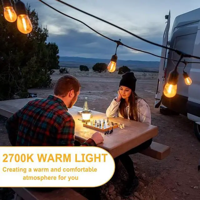Alt view image 4 of 5 - 8-Pack S14 LED Bulbs Plug in 1W Spare LED Filament Light Bulb