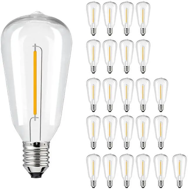 Main image of 24Pack AC230V LED ST38 Vintage Replacement Bulbs