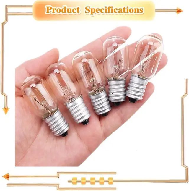 Alt view image 2 of 5 - 15W E14 Screw Himalayan Salt Lamp Bulb 230V