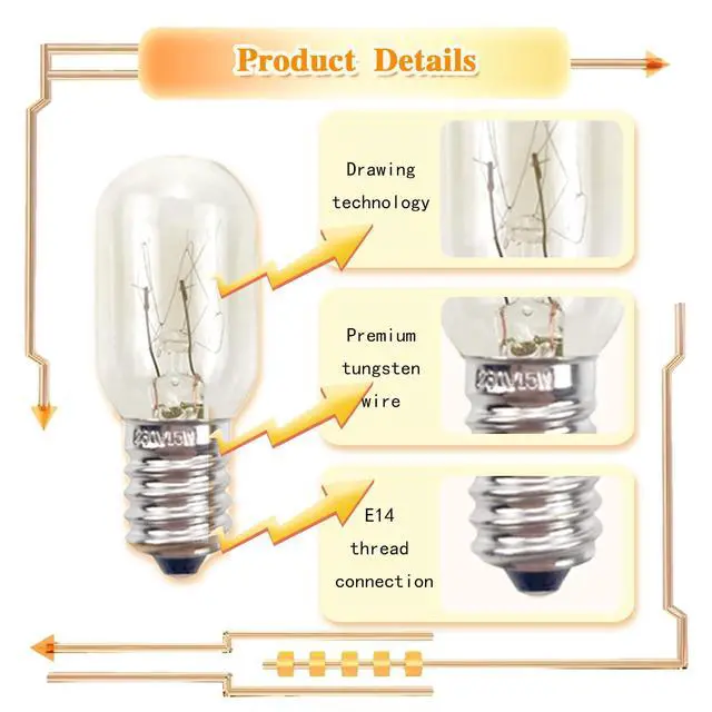 Alt view image 3 of 5 - 15W E14 Screw Himalayan Salt Lamp Bulb 230V