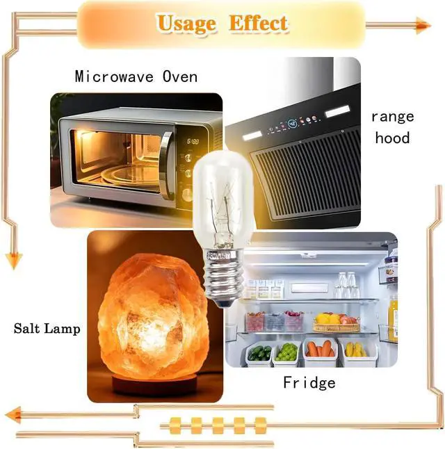 Alt view image 5 of 5 - 15W E14 Screw Himalayan Salt Lamp Bulb 230V