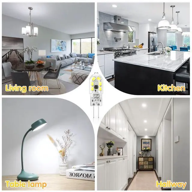 Alt view image 5 of 5 - 2W G4 LED Light Bulb Cool White 6000K