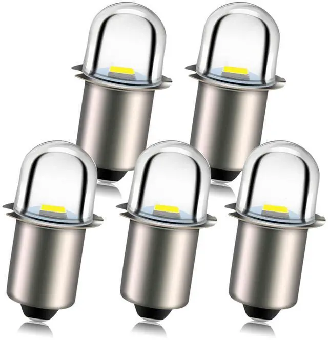 Main image of Upgrade LED Flashlight Bulbs P13.5S Base Socket White LED Bulbs