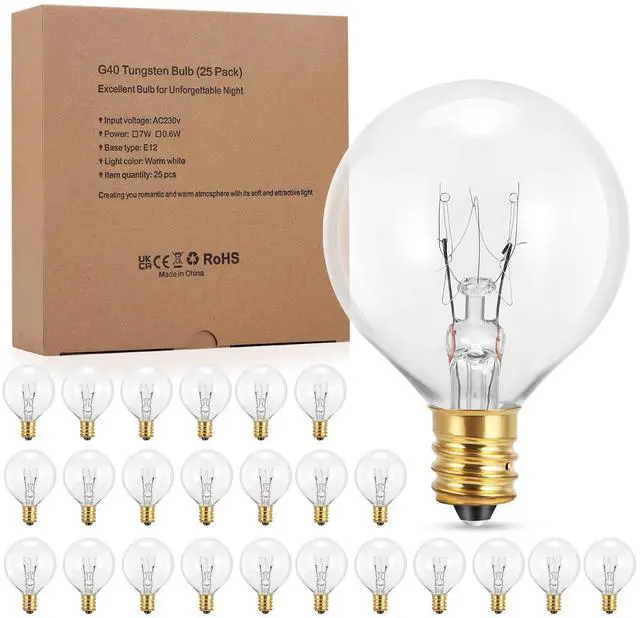 Alt view image 4 of 5 - G40 Replacement Bulbs 25 Pack