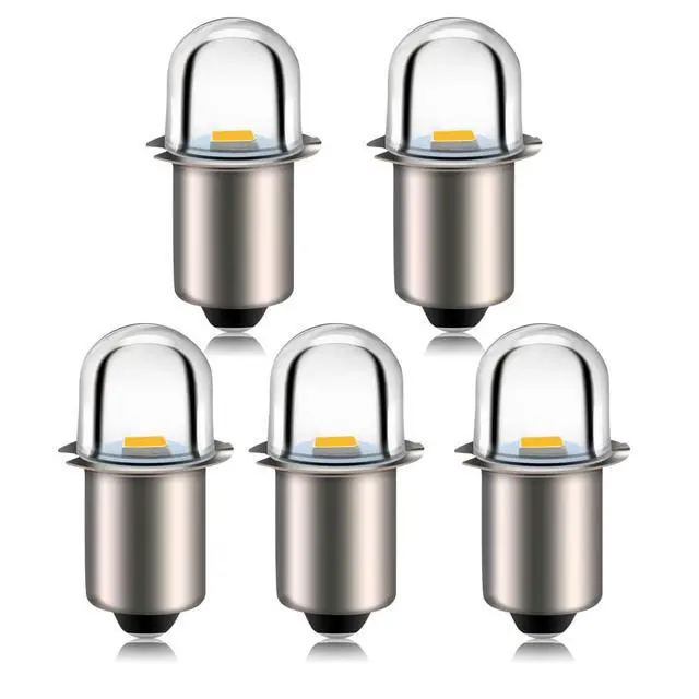 Alt view image 3 of 5 - Upgrade LED Flashlight Bulbs P13.5S Base Socket White LED Bulbs