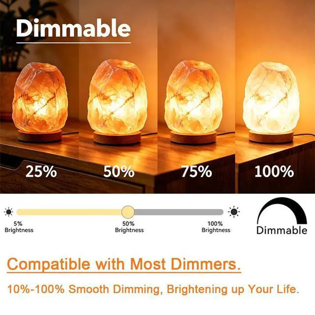 Alt view image 3 of 5 - 15W E14 Screw Salt Lamp Bulbs 230V