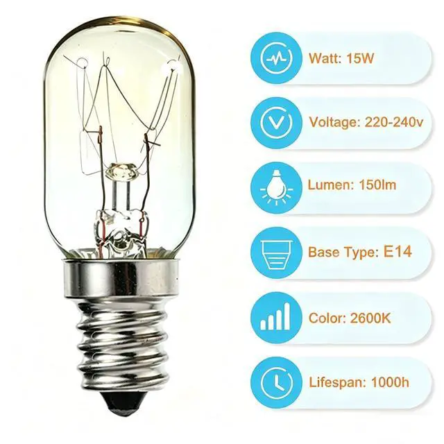 Alt view image 4 of 5 - 15W E14 Screw Salt Lamp Bulbs 230V