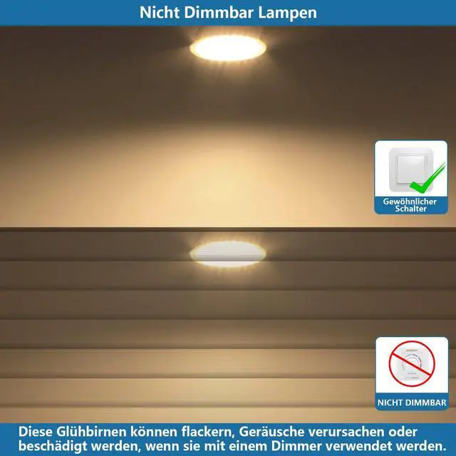 Alt view image 6 of 6 - 10x 12V GU5.3 MR16 LED Bulbs 4W Warm White 3000K GU5.3 Bi-Pin Spot Lights