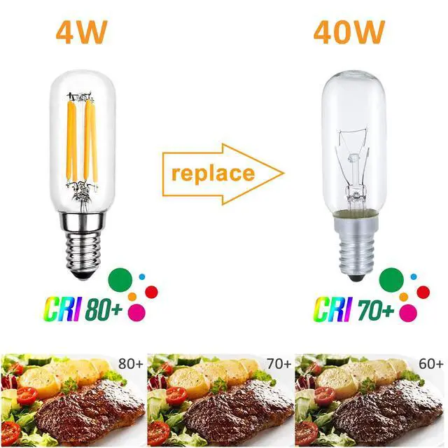 Alt view image 3 of 5 - E14 Cooker Hood Light Bulbs Cool White 6000K