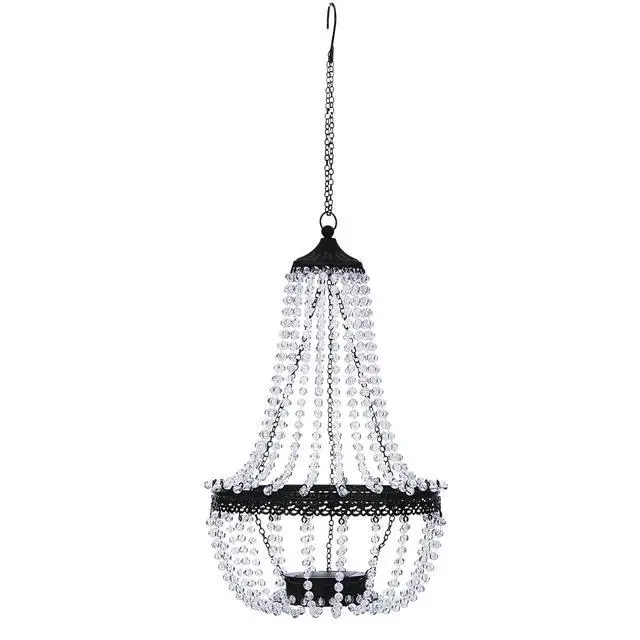 Alt view image 2 of 6 - Hanging Solar Chandelier Outdoor 30 Cool White Lights