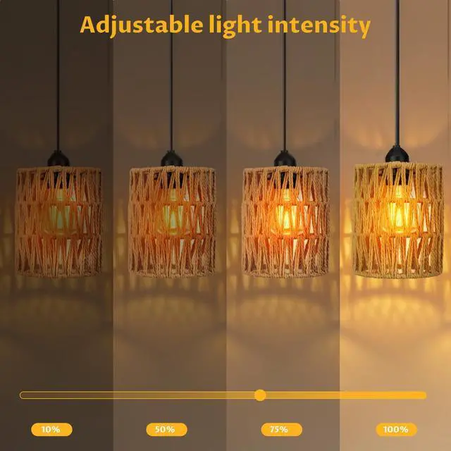 Alt view image 3 of 6 - Battery Operated Pendant Lights 2 Pack